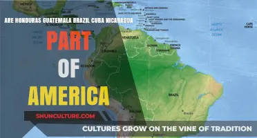Are Honduras, Guatemala, Brazil, Cuba, Nicaragua Part of the Americas?