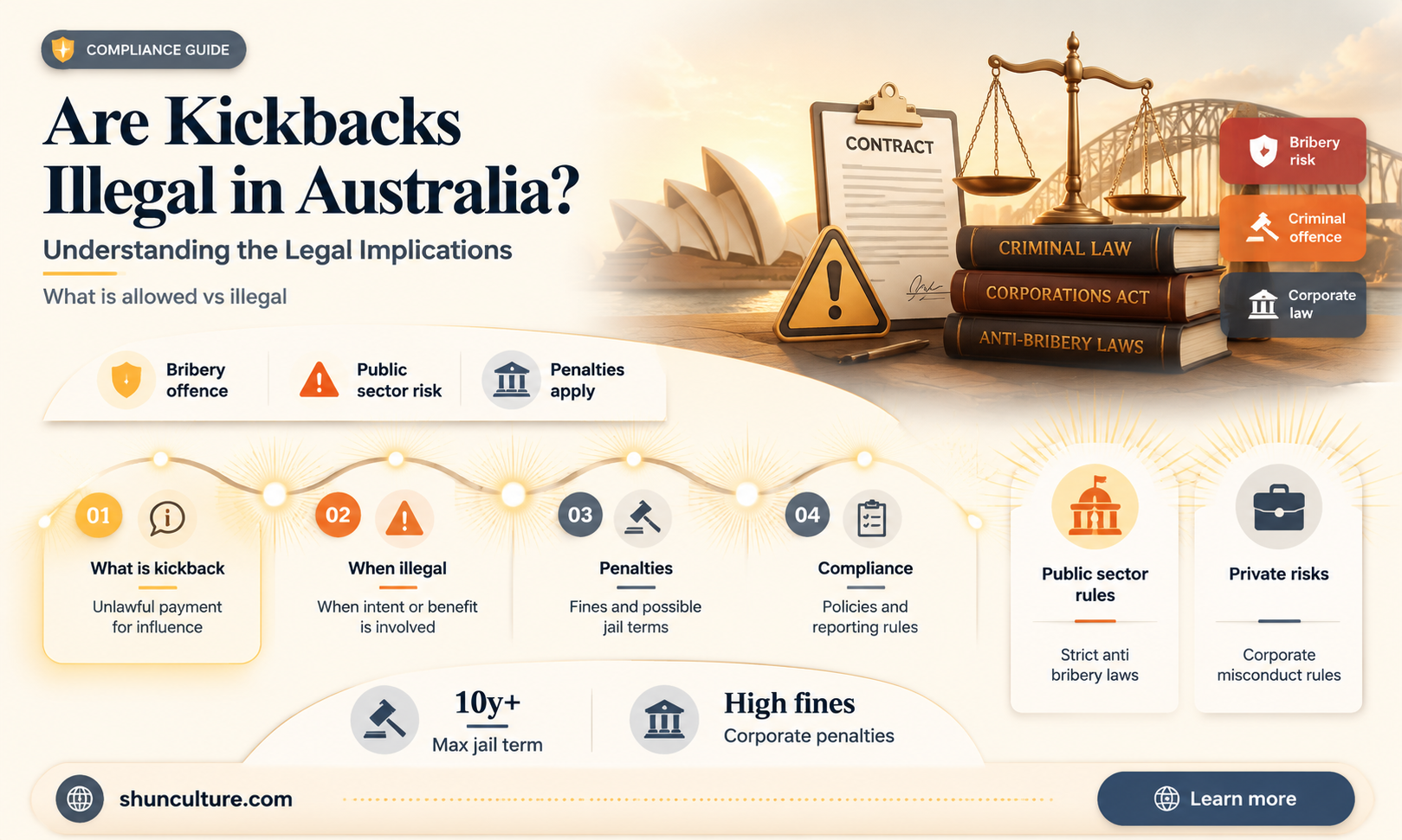 are kickbacks illegal in australia