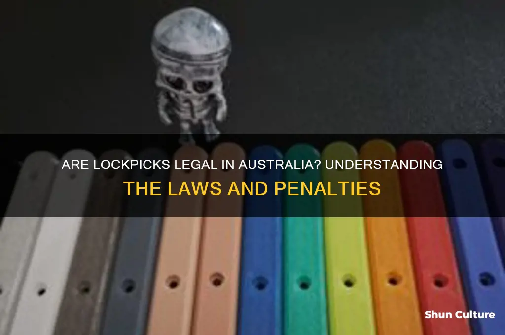 are lockpicks illegal in australia