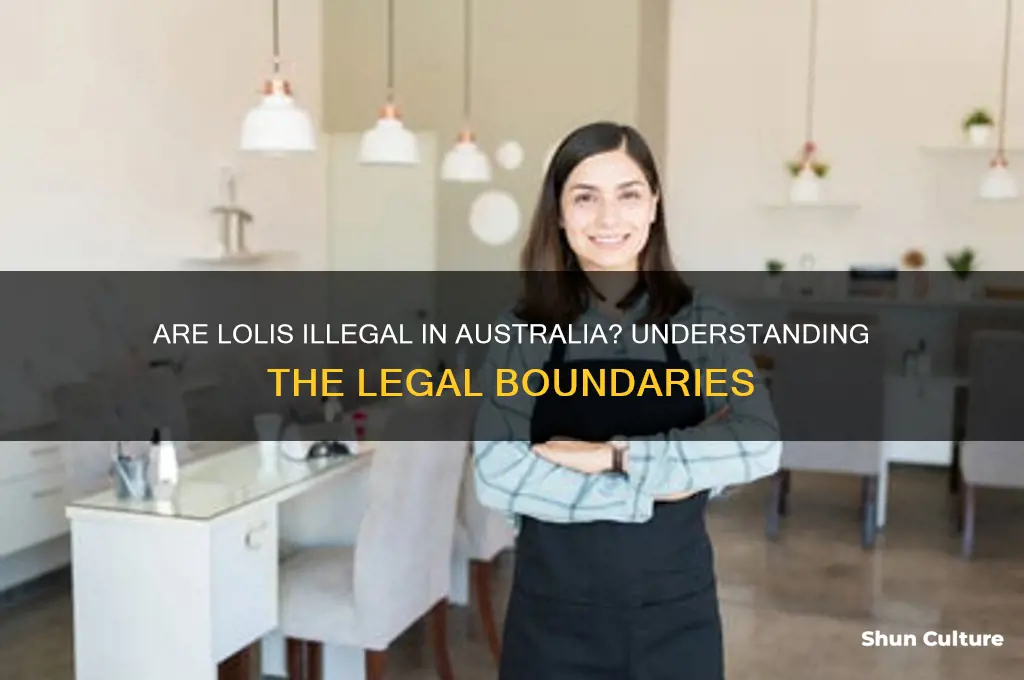are lolis illegal in australia