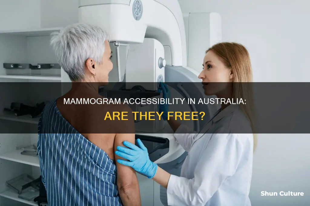 are mammograms free in australia