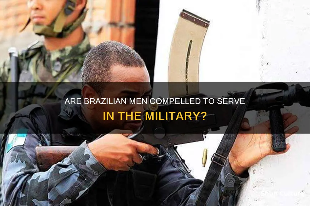 are men in brazil forced into military
