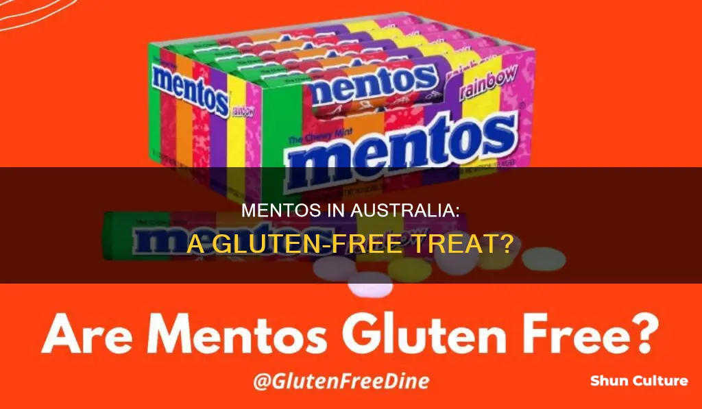 are mentos gluten free australia