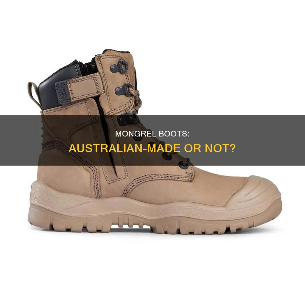 are mongrel boots made in australia