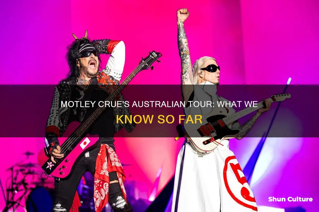 are motley crue coming to australia