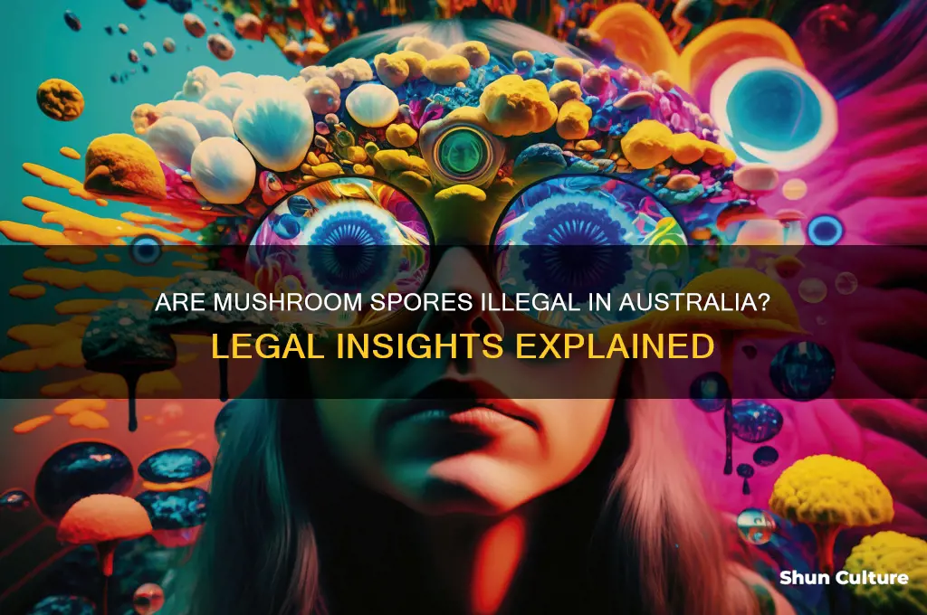 are mushroom spores illegal in australia