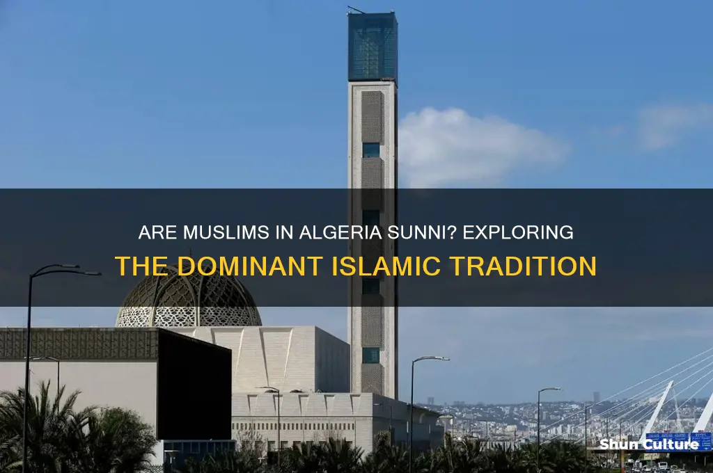 are muslims in algeria sunni