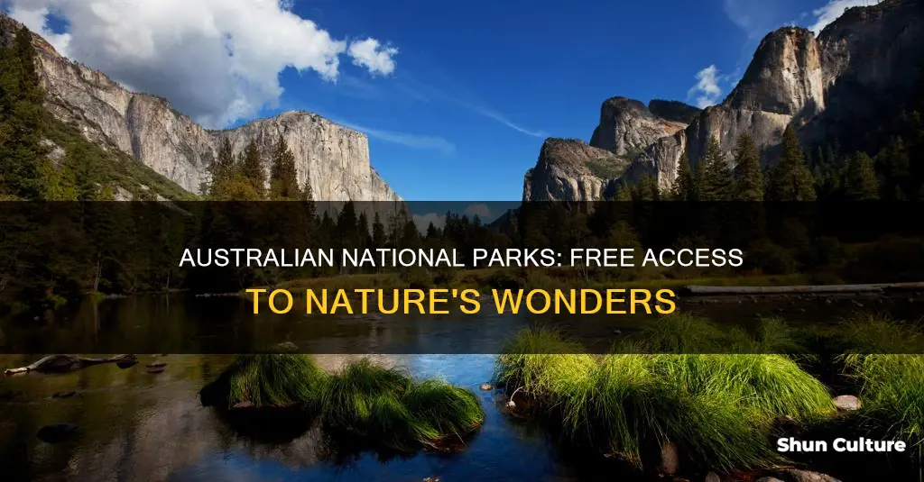 are national parks free in australia