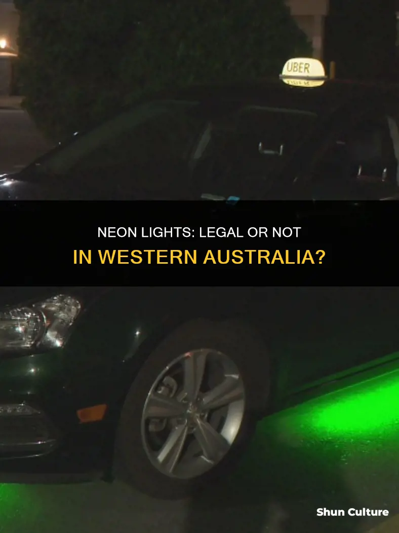 are neon lights illegal in western australia