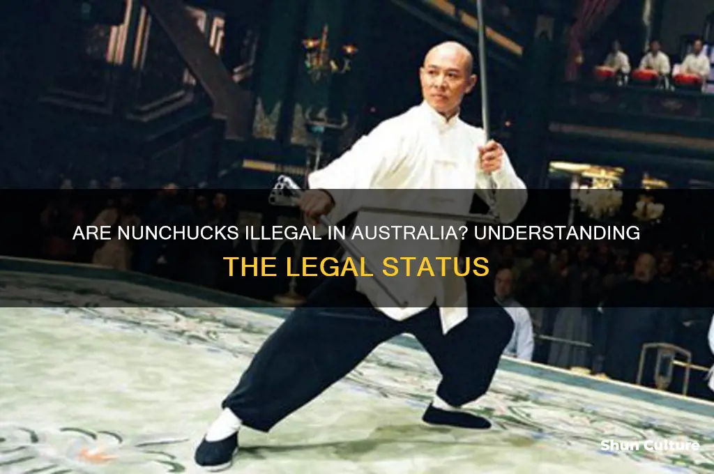 are nunchucks illegal in australia