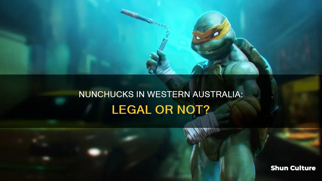 are nunchucks illegal in western australia