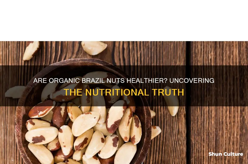 are organic brazil nuts better