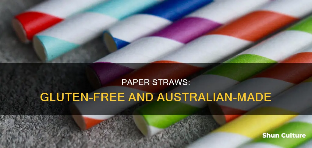 are paper straws gluten free australia