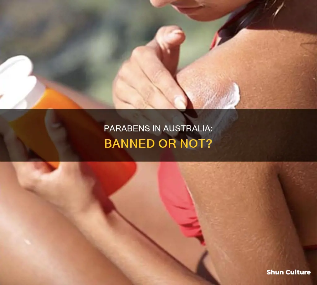 are parabens banned in australia