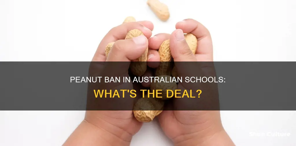 are peanuts banned in australia schools