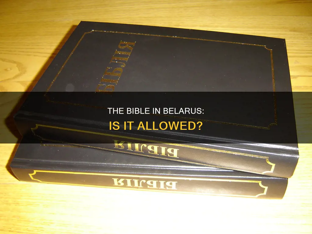 are people allowed to have the holy bible in belarus