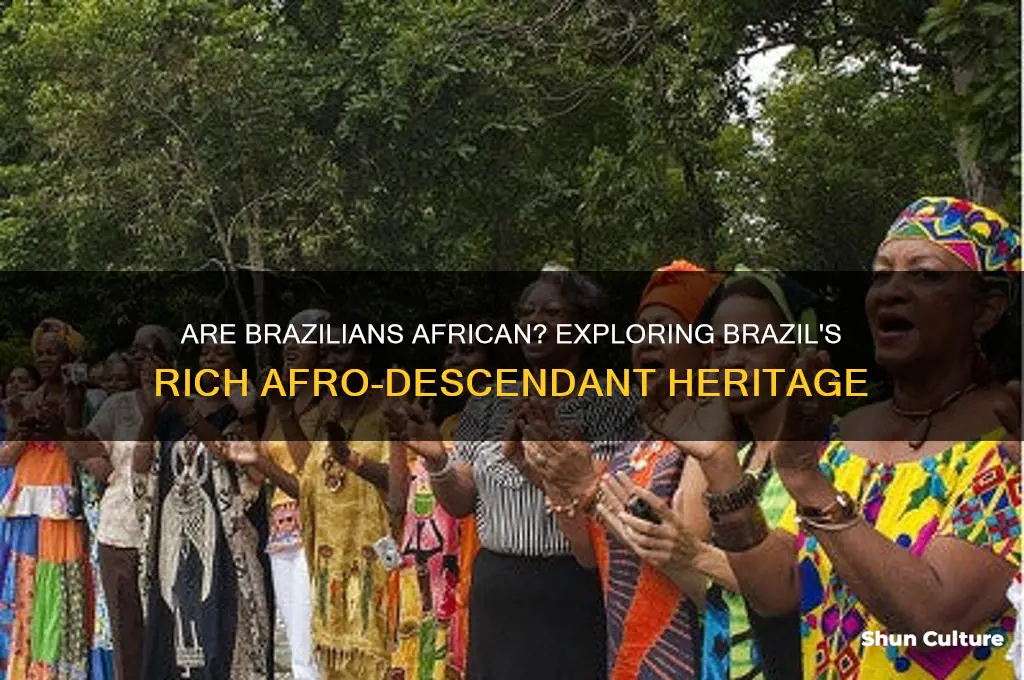 are people from brazil african