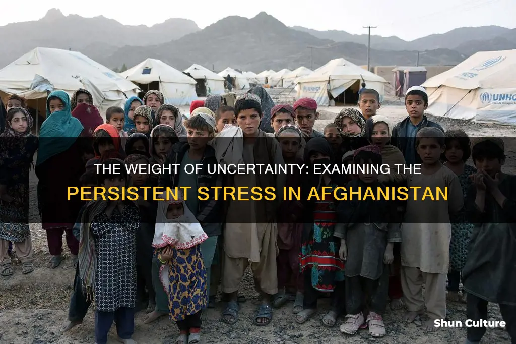 are people in afghanistan stressed all the time