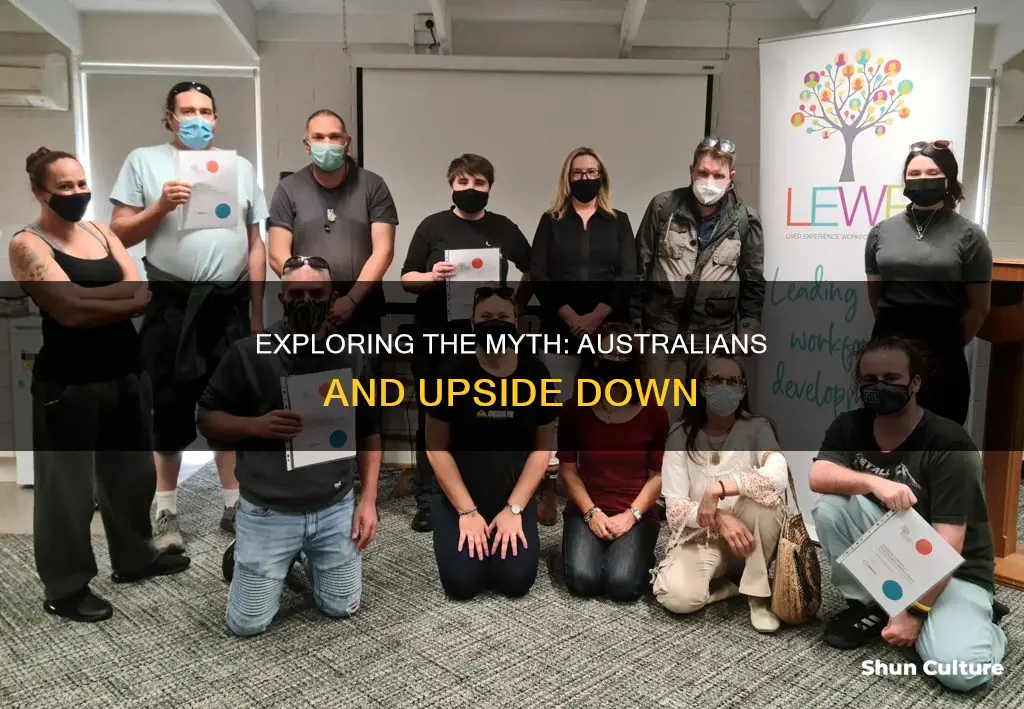 are people in australia upside down