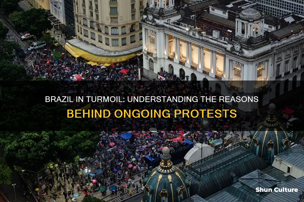 are people protesting in brazil