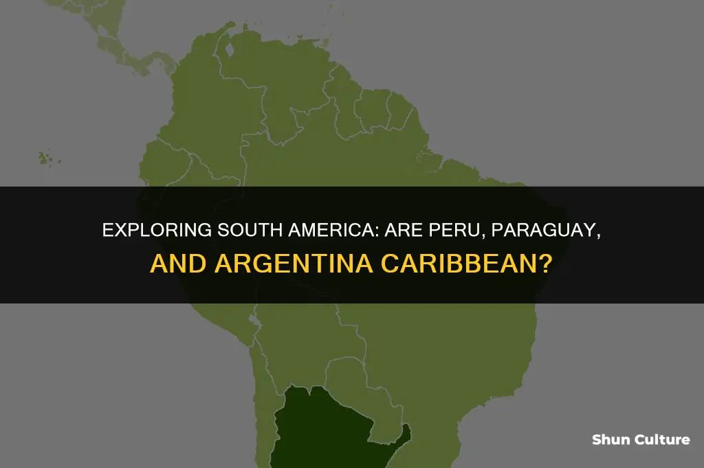are peru paraguay and argentina caribbean countries