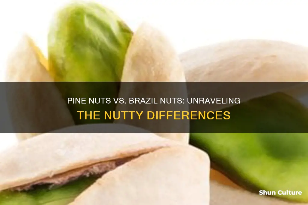 are pine nuts and brazil nuts the same
