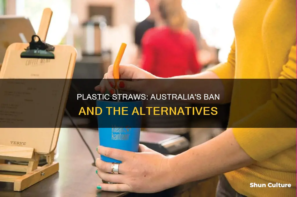 are plastic straws banned in australia
