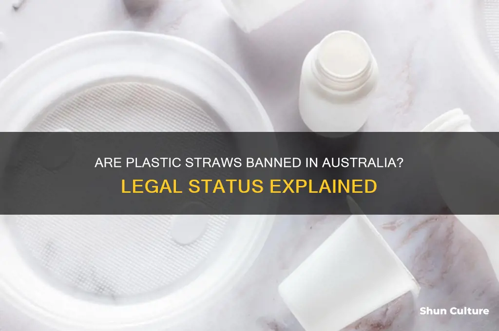 are plastic straws illegal in australia