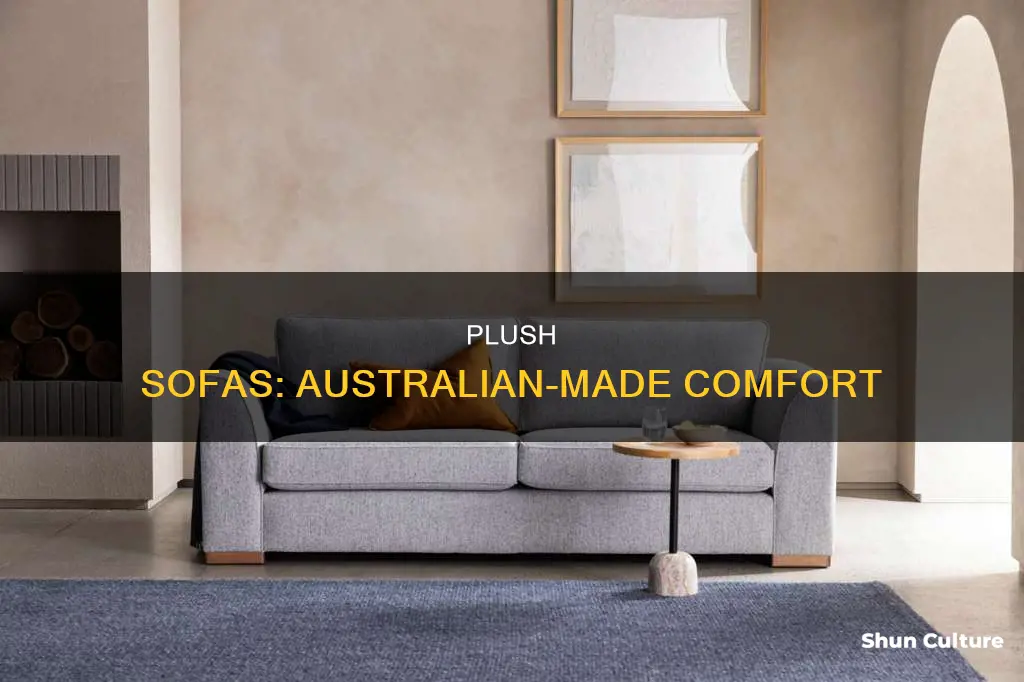 are plush sofas australian made