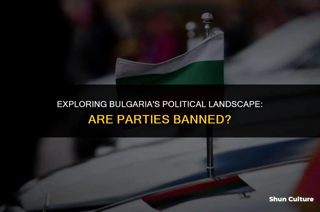 are political parties banned in bulgaria