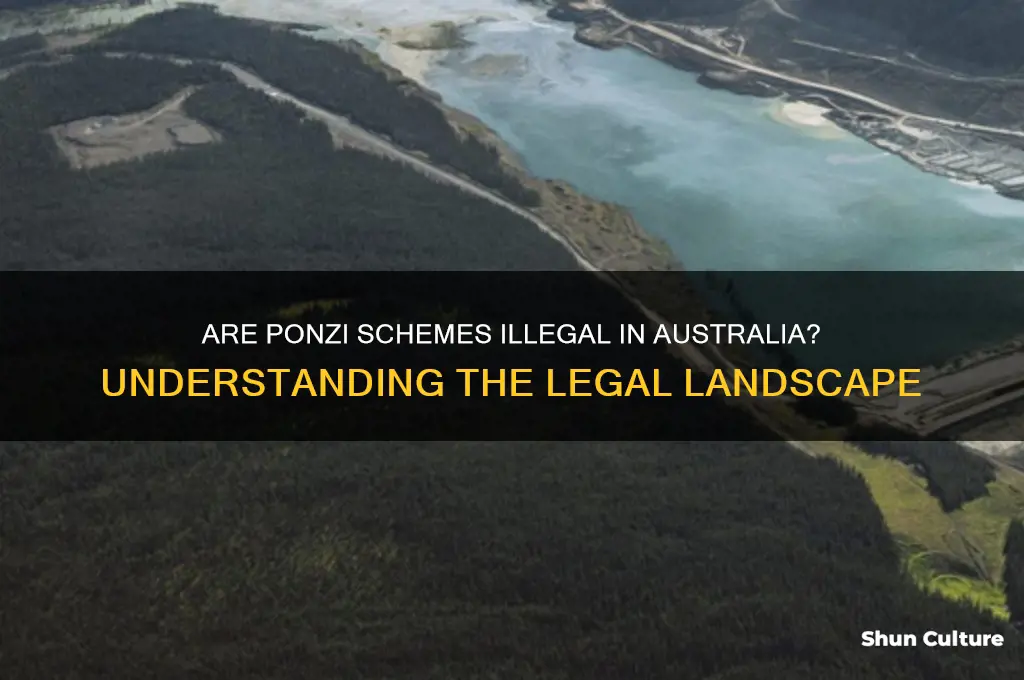 are ponzi schemes illegal in australia