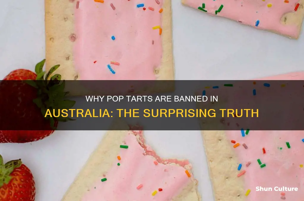 are pop tarts illegal in australia