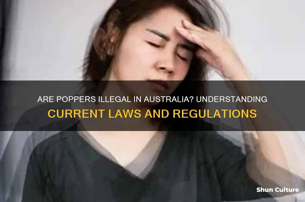 are poppers illegal in australia