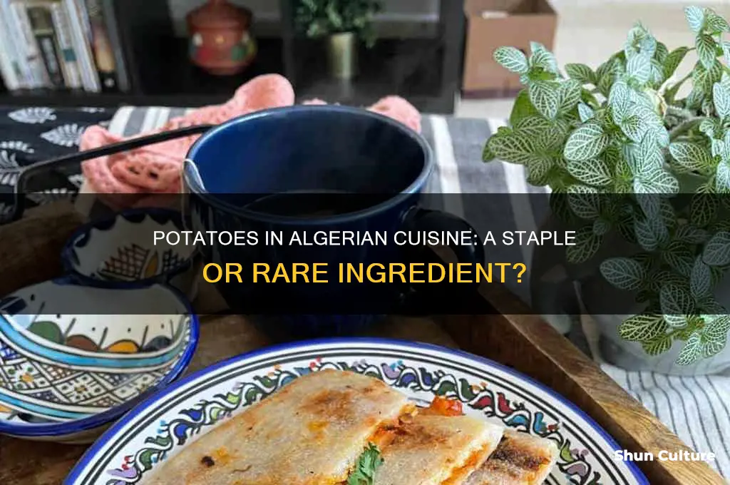 are potatos common in algerian cuisine