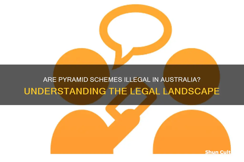 are pyramid schemes illegal in australia