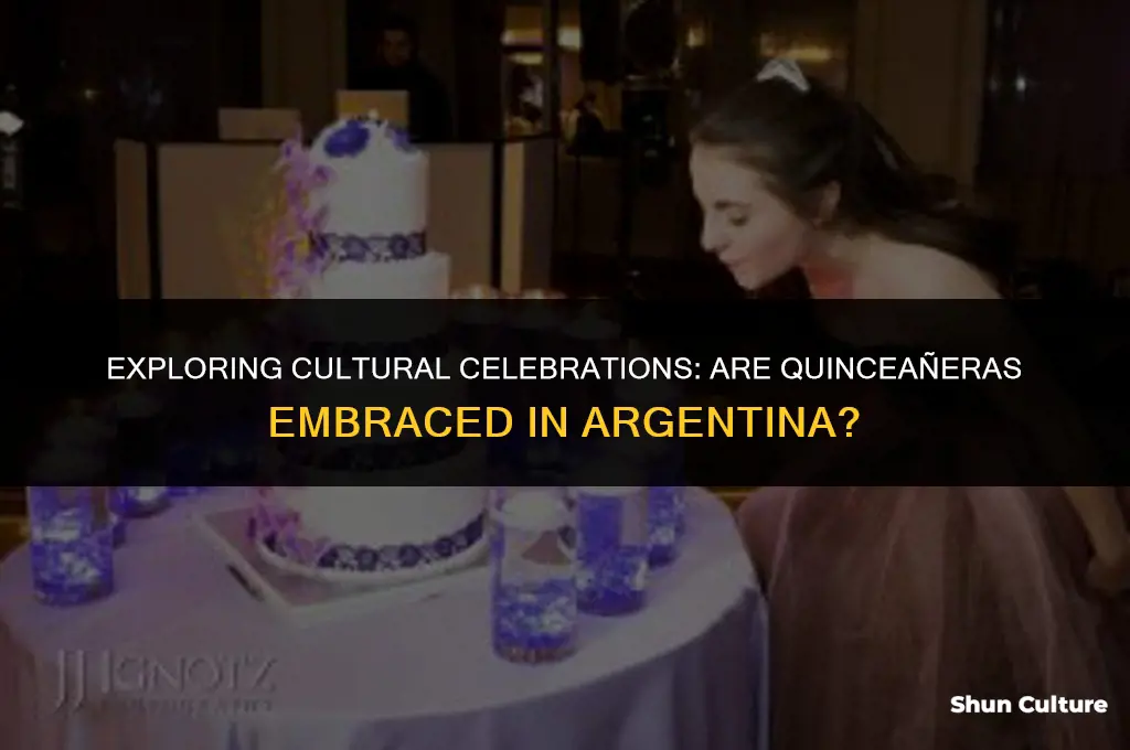 are quinceaneras celebrated in argentina