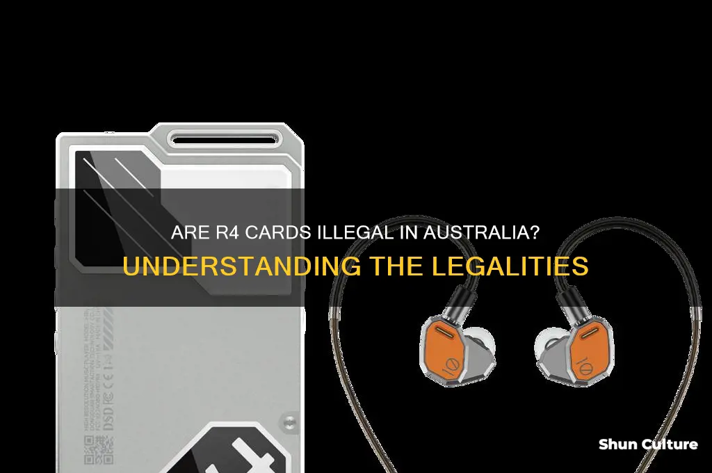 are r4 cards illegal in australia