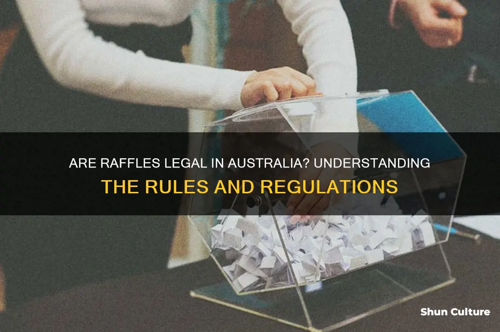 are raffles illegal in australia