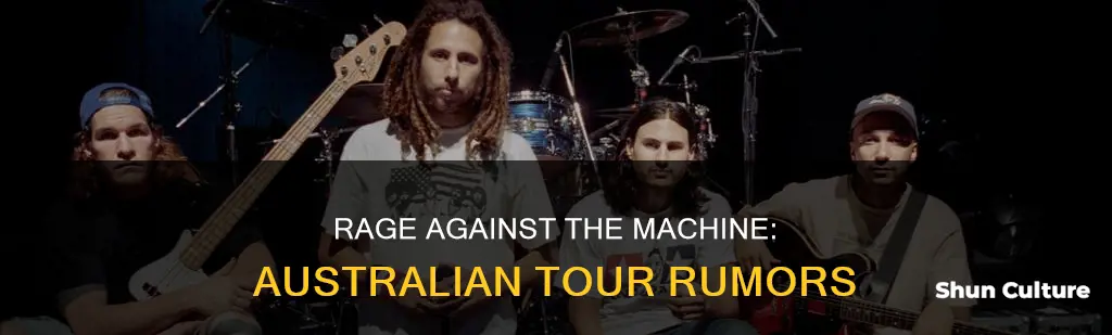are rage against the machine coming to australia