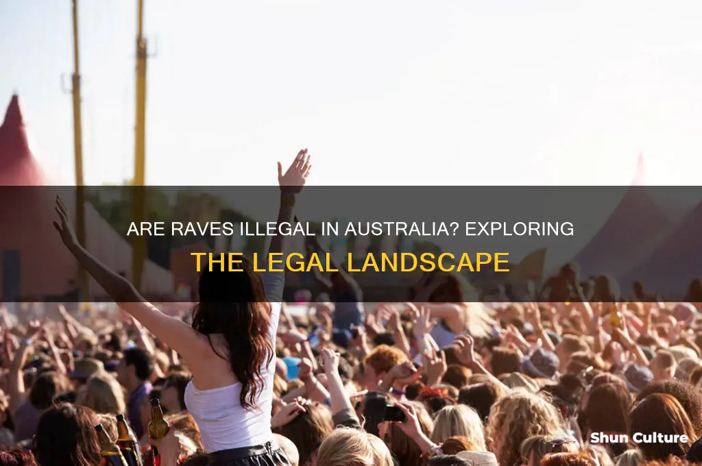 are raves illegal in australia