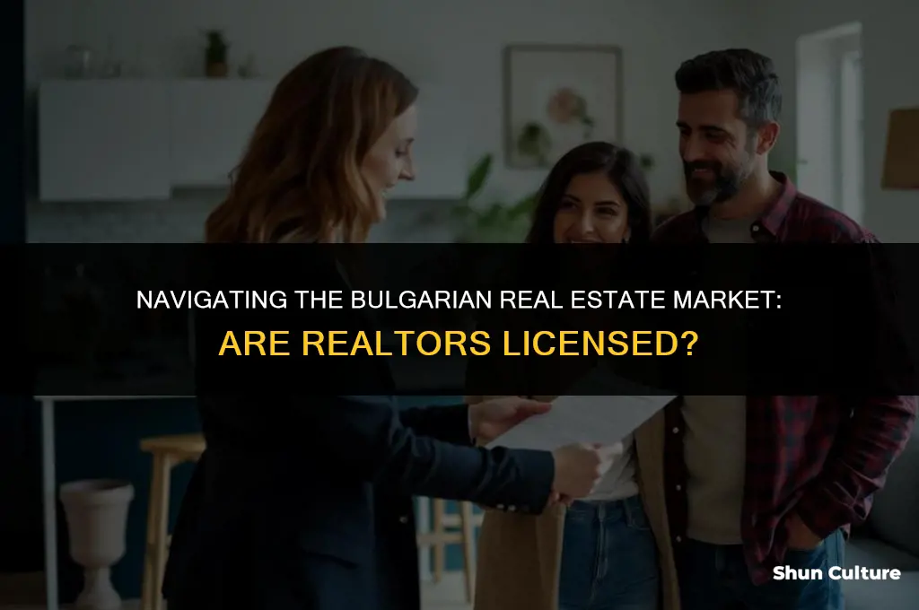 are realtors licensed in bulgaria