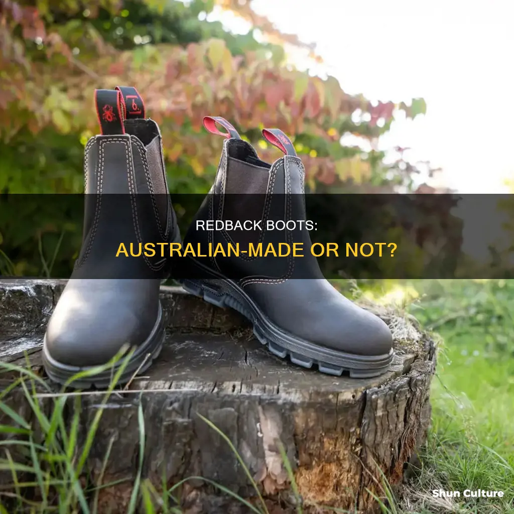 are redback boots made in australia