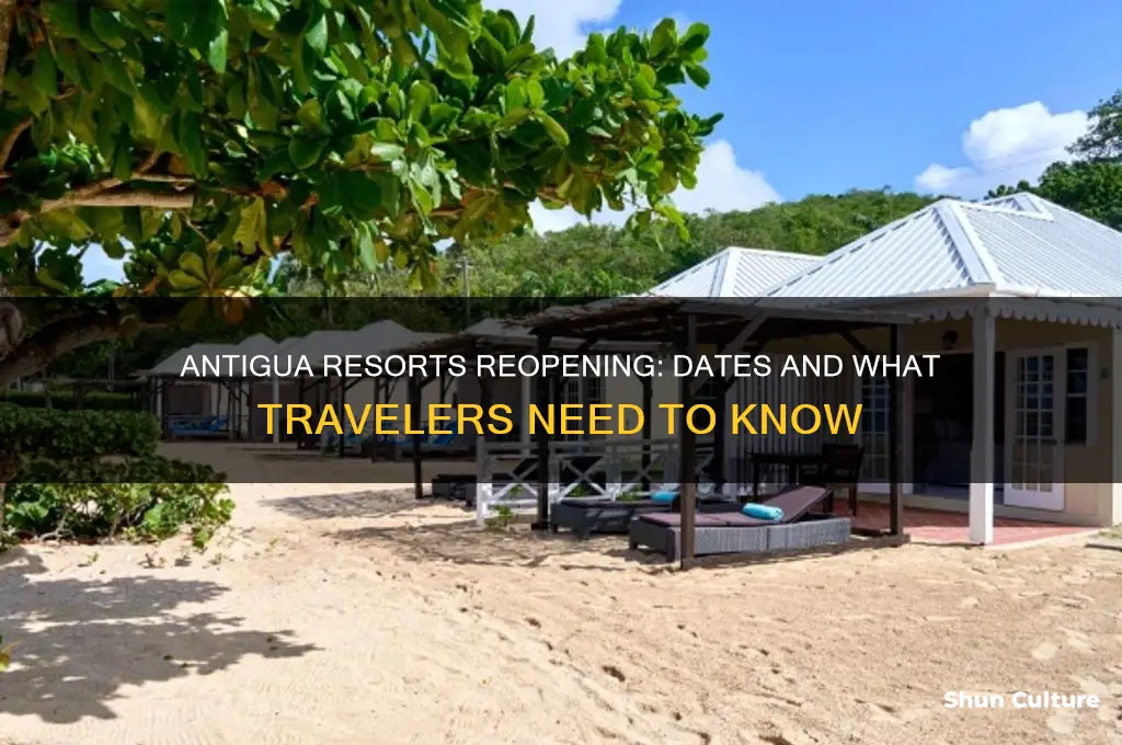 are resort on antigua opening date