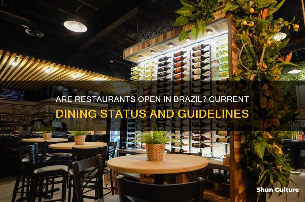 are restaurants open in brazil