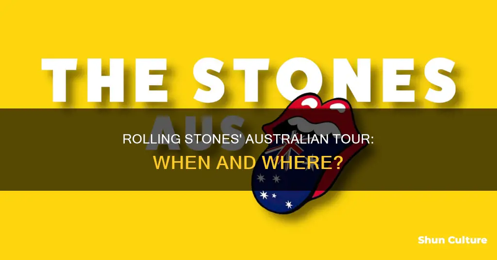 are rolling stones coming to australia