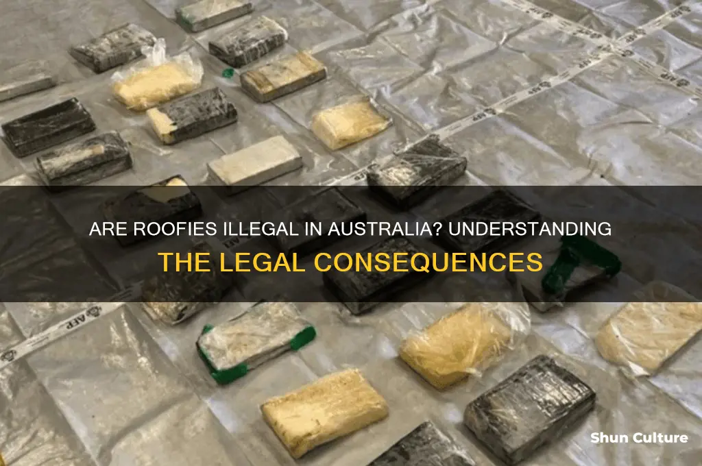 are roofies illegal in australia
