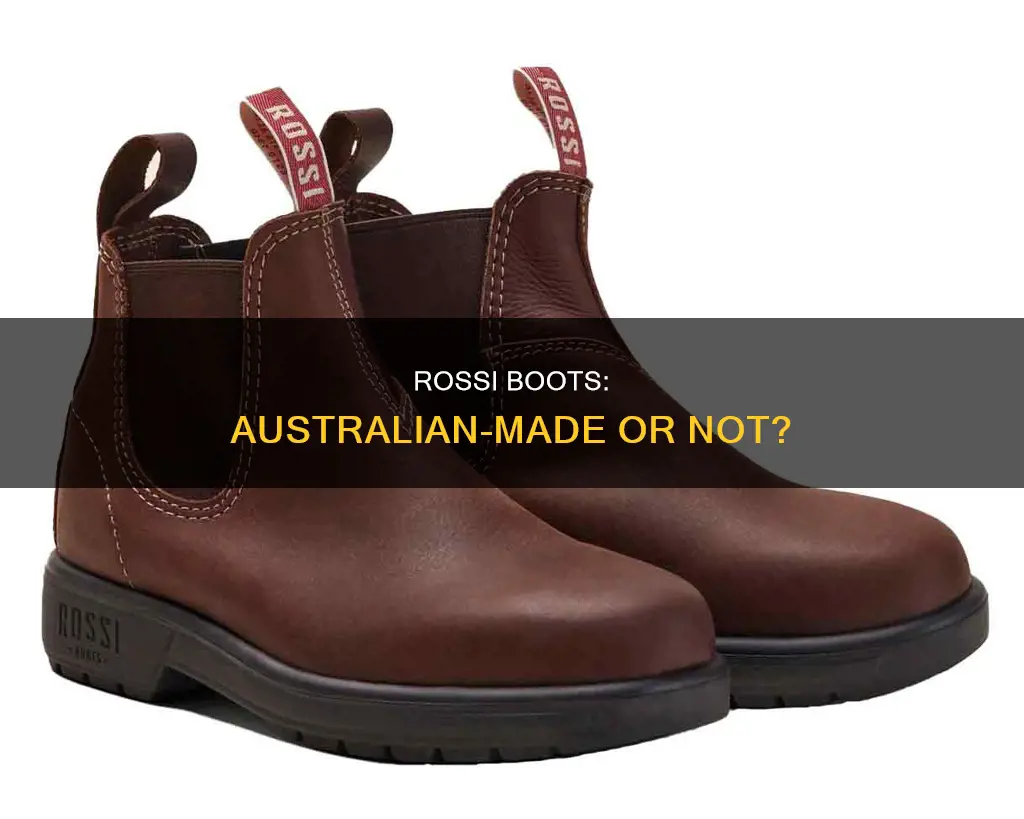 are rossi boots made in australia