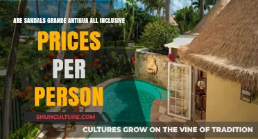 Sandals Grande Antigua All-Inclusive: Per Person Pricing Explained