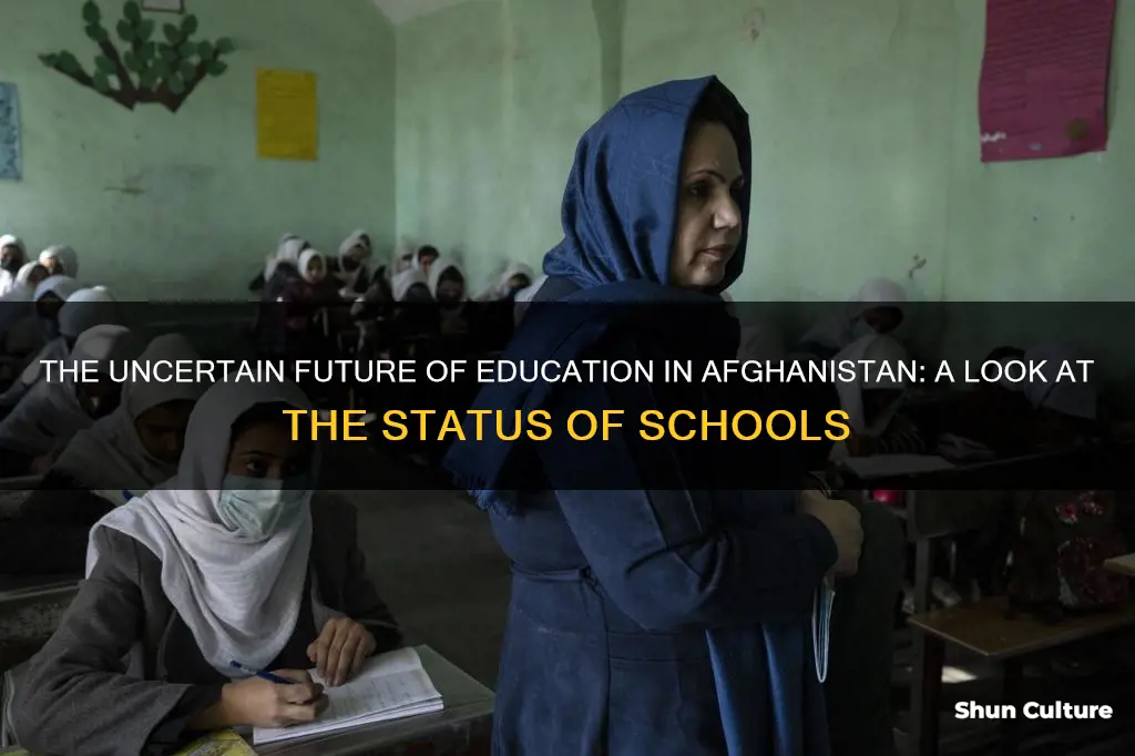 are schools open in afghanistan