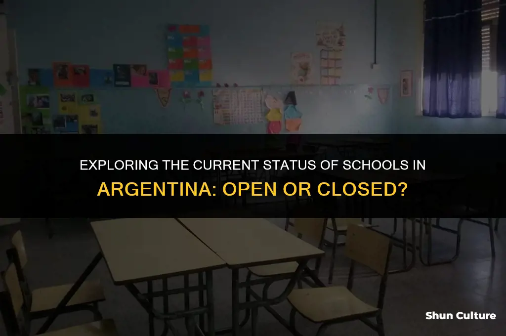 are schools open in argentina